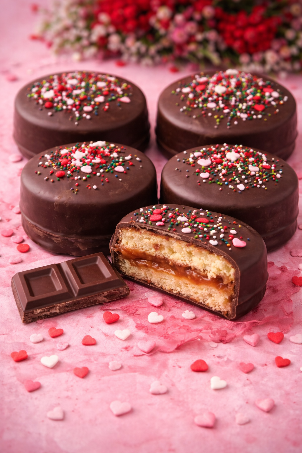 **Alfajores Veganos de Chocolate & Cajeta**