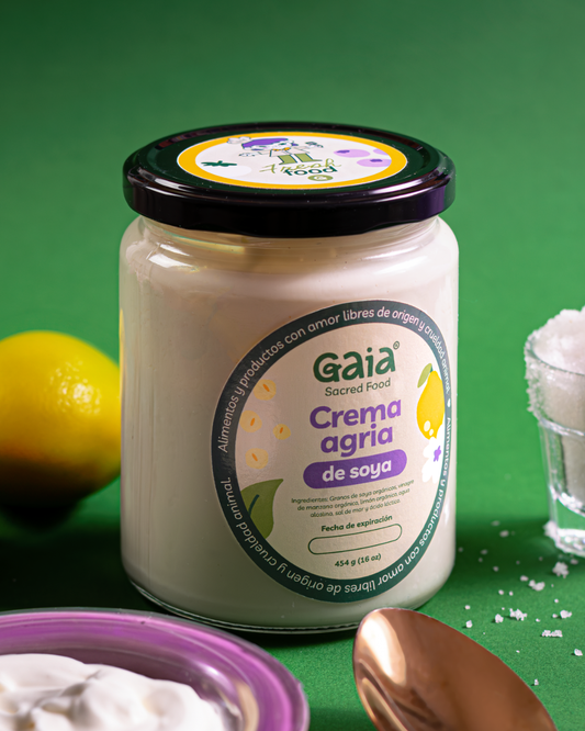 *Crema Agria de Soya*