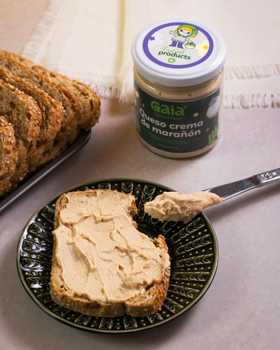 *Queso crema vegano*