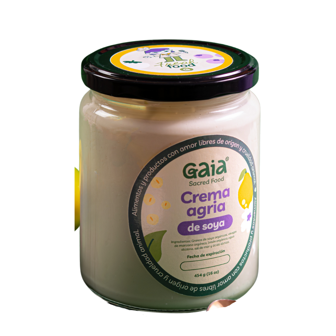*Crema Agria de Soya*